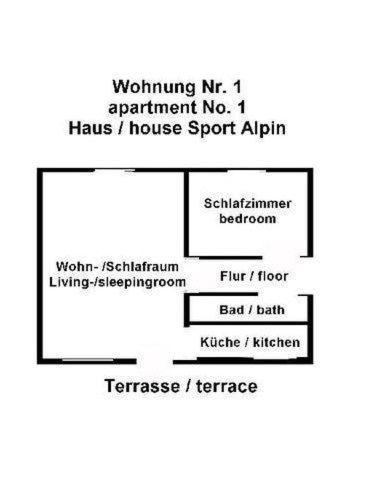 Sport-Alpin-Wohnung-1 Oberstdorf Exterior foto